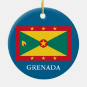 Grenada * Wapenschild Keramisch Ornament (Achterkant)