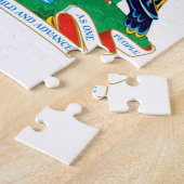 Grenada wapenstilstand legpuzzel (Zijkant)