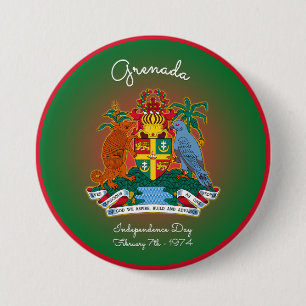 Grenada wapenstilstand ronde button 7,6 cm