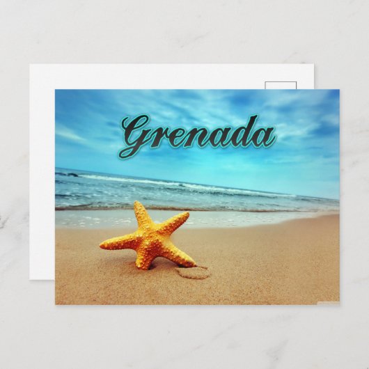Grenada zebravis briefkaart (Voorkant / Achterkant)