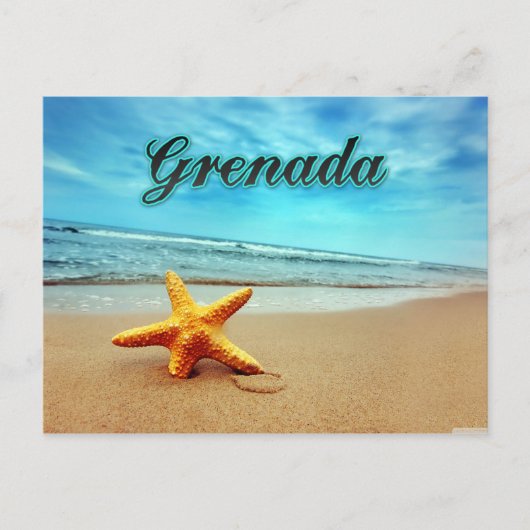Grenada zebravis briefkaart (Voorkant)