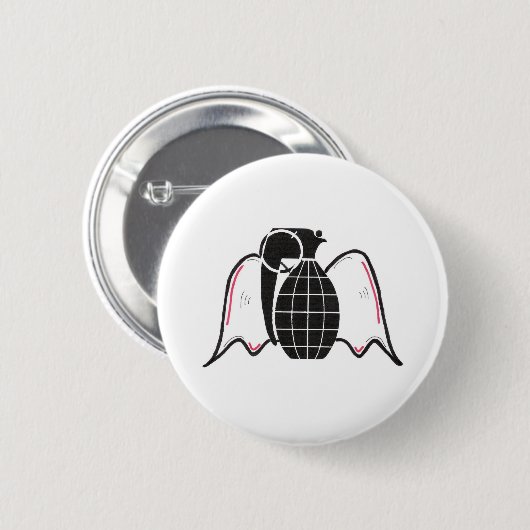 "Grenade Angel" Ronde Button 5,7 Cm (Voorkant /achterkant)