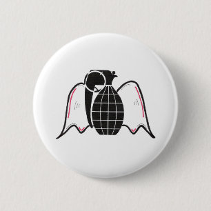 "Grenade Angel" Ronde Button 5,7 Cm
