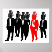 Grenade Head Funny Poster (Voorkant)