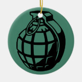 GRENADE KERAMISCH ORNAMENT (Voorkant)