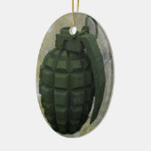 Grenade Keramisch Ornament (Links)