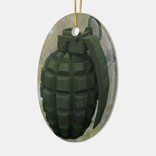 Grenade Keramisch Ornament (Links)