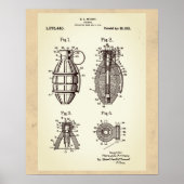 Grenade Patent Poster (Voorkant)