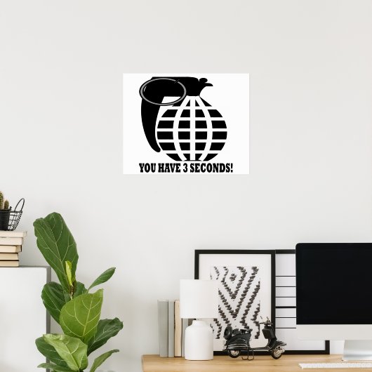 Grenade Poster (Thuiskantoor)