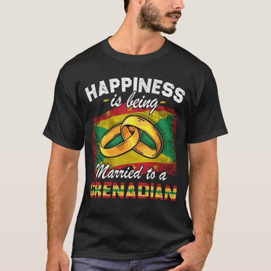 Grenadian Marriage Grenada huwelijkscultur T-shirt (Voorkant)
