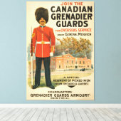 Grenadier Armory - Montreal Canvas Afdruk (Insitu (Houten vloer))