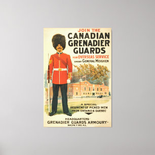 Grenadier Armory - Montreal Canvas Afdruk