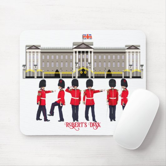 Grenadier-bewakers op parade muismat (Met muis)