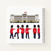 Grenadier-bewakers op parade notitieboek (Achterkant)