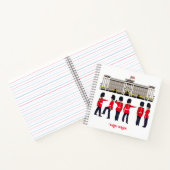 Grenadier-bewakers op parade-Notitieboek Notitieboek (Binnen)