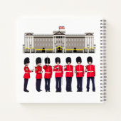 Grenadier-bewakers op parade-Notitieboek Notitieboek (Achterkant)