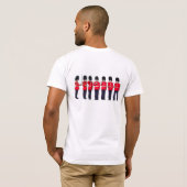 Grenadier-bewakers op parade-T-Shirt T-shirt (Achterkant volledig)