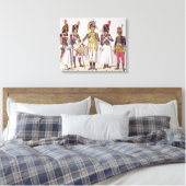 Grenadier Guards of the First Empire Canvas Afdruk (Insitu (Slaapkamer))