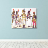 Grenadier Guards of the First Empire Canvas Afdruk (Insitu (Houten vloer))