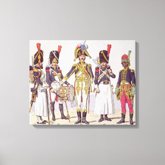 Grenadier Guards of the First Empire Canvas Afdruk (Voorkant)