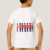 Grenadier Guards on Parade Coronation Kinder T-Shi T-shirt (Achterkant)