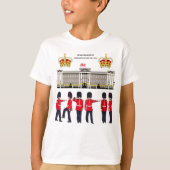 Grenadier Guards on Parade Coronation Kinder T-Shi T-shirt (Voorkant)