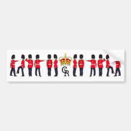 Grenadier Guardsmen Crown en Monogram Bumpersticker