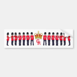 Grenadier Guardsmen Crown en Monogram Bumpersticker