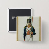 Grenadier van de Garde van Alexander I Vierkante Button 5,1 Cm (Voorkant /achterkant)