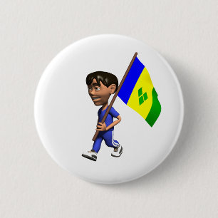 Grenadine Boy Ronde Button 5,7 Cm
