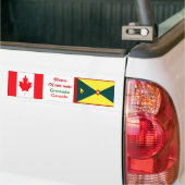 Grenadische canadese bumperstickers (Op Truck)