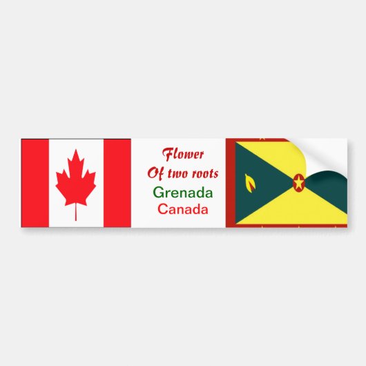Grenadische canadese bumperstickers (Voorkant)