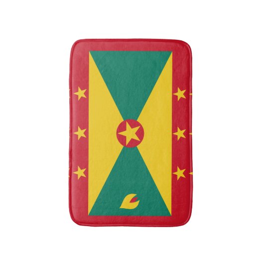 Grenadische vlag badmat (Voorkant Verticaal)