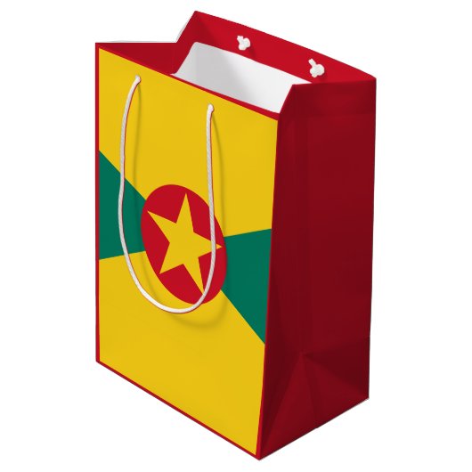 Grenadische vlag medium cadeauzakje (Achterkant Gekanteld)