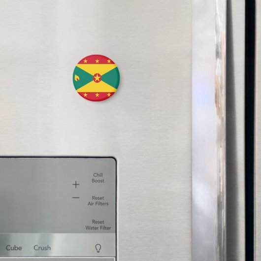Grenadische vlag Rood Groen Geel Onafhankelijkheid Magneet (Insitu (Koelkast))