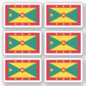 Grenadische vlag sticker (Voorkant)