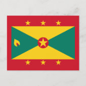 Grenadische vlag, vlag van Grenada Briefkaart (Voorkant)