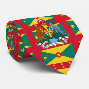 Grenadische Vlag & Wapen, Vlag van Grenada Stropdas