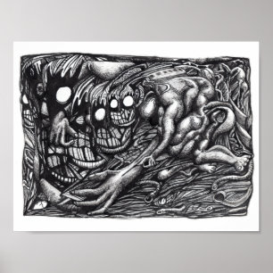 Grendel Moeder Dream van Brian Benson. Poster