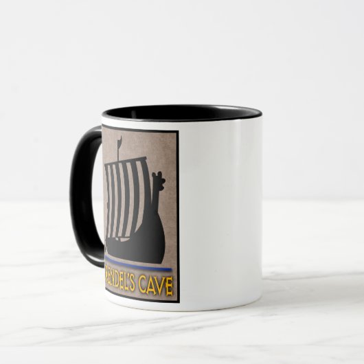 Grendel's Cave Logo Coffee Mok (Voorkant links)