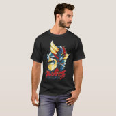 Grendizer en Duke zijn gevlucht T-shirt (Voorkant volledig)