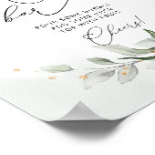 Greneery bladgoud bloem Mimosa bar Poster (Hoek)