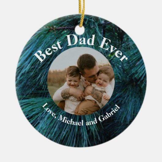 grenen keramisch ornament (Voorkant)