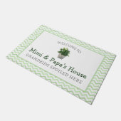 Grenkinderen van tuinen hier rondhangen grootouder deurmat (Schuin)