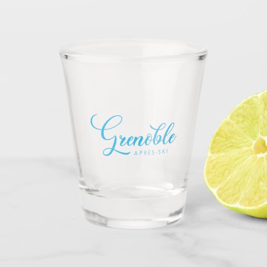 GRENOBLE Apres-Ski Shot Glas (Voorkant)