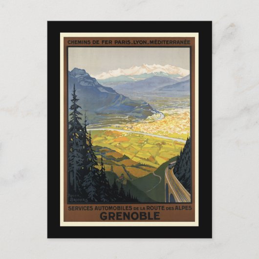 Grenoble Briefkaart (Voorkant)