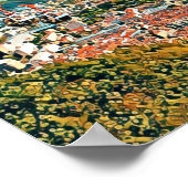 Grenoble Foto van Vintage Poster (Hoek)