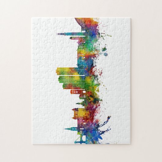 Grenoble France Skyline Legpuzzel (Verticaal)