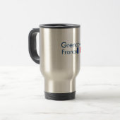 Grenoble, France Travel/Commuter Mok (Voorkant links)