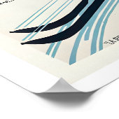 Grenoble France Vintage Ski Poster (Hoek)